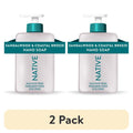 Liquid Hand Soap with Sandalwood & Coastal Breeze Scent - 2 Pack