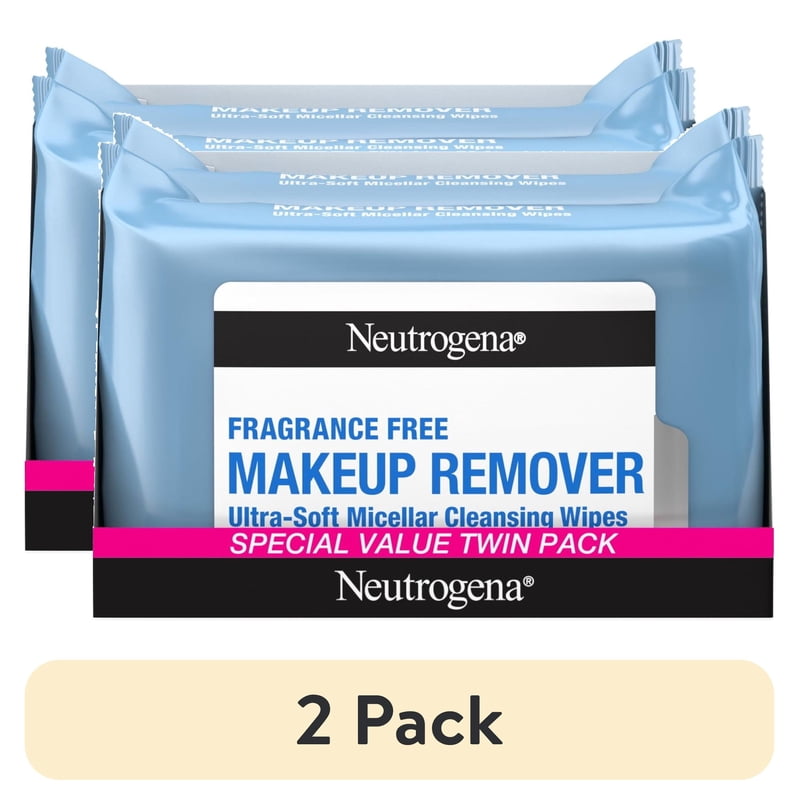 Hypoallergenic Makeup Remover Wipes Fragrance Free - 100 Count