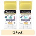 Kids Mineral Sunscreen Stick SPF 50 Broad Spectrum Water-Resistant 2 Pack