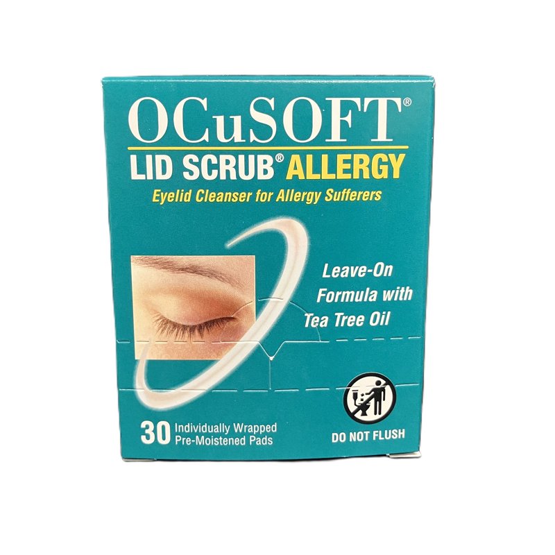 Eyelid Cleanser Pads 2-Pack for Eye Hygiene & Allergy Relief