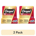 (2 Pack) Medicated Oral Pain Gel for Toothache & Gum Pain - Cooling Relief, 0.25 oz