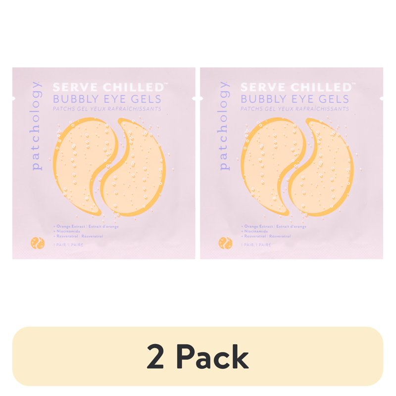 2 Pack Under Eye Face Mask Gels - Brightening & Refreshing Hydrating Eye Masks