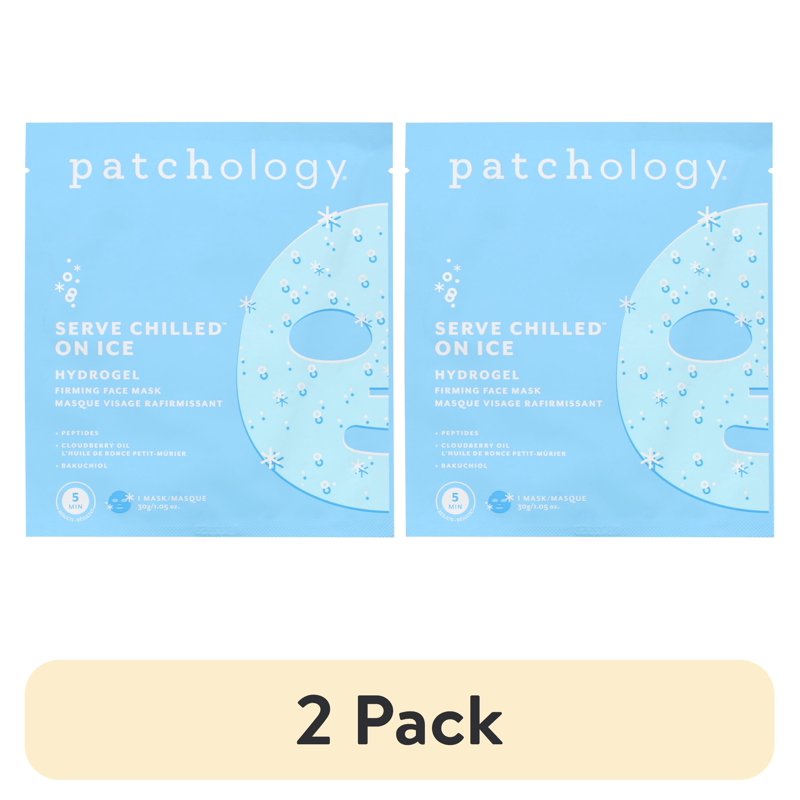 Hydrogel Face Mask for Firming & Brightening - 2 Pack