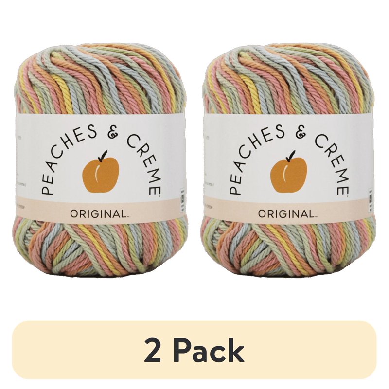 Cotton Yarn 2 Pack - Soft, Luxurious Knitting & Crafting Material
