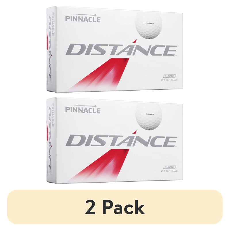 Distance Golf Balls 15 Pack - High Performance White Golf Balls