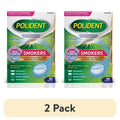 (2 Pack) Dental Appliance Cleanser Tablets for Dentures & Retainers - Antibacterial, Stain & Odor Removal