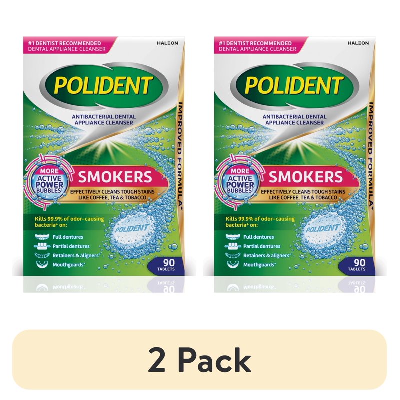 Dental Appliance Cleanser Tablets - Multipack for Dentures & Retainers