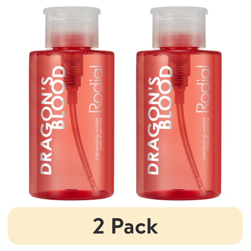 (2 Pack) Hydrating Cleansing Water for Face & Eyes - Rose & Dragon's Blood, 100ml