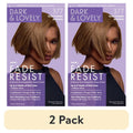 Fade-Resistant Permanent Hair Dye Set - 2 Pack, Rich Conditioning Color