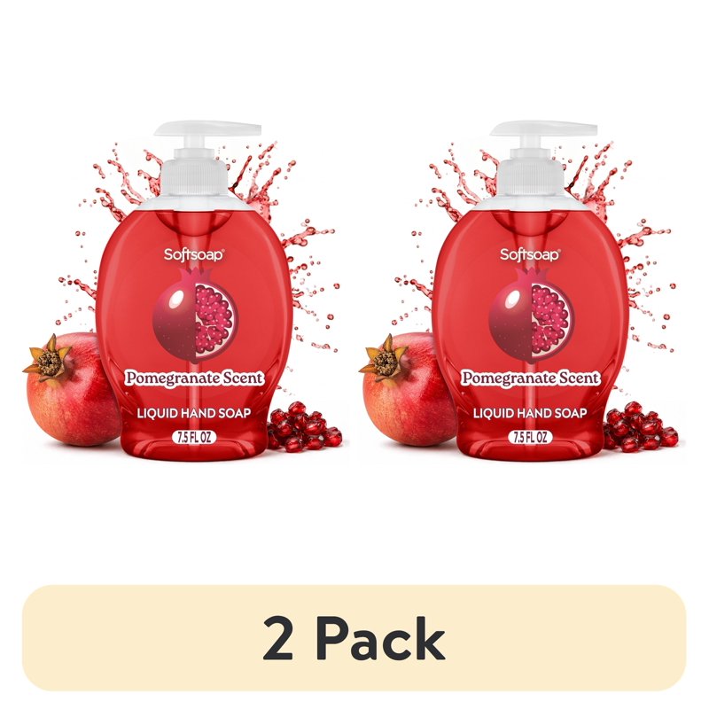 Liquid Hand Soap with Pomegranate Scent 2 Pack - Softsoap Limited Edition