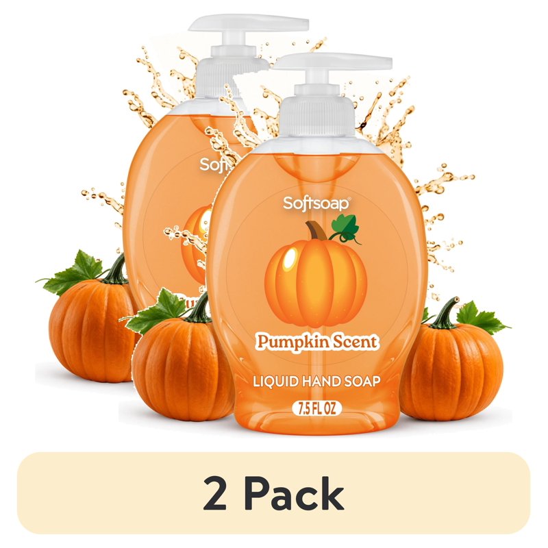 Pumpkin Scent Liquid Hand Soap - Limited Edition 2 Pack, 7.5 fl oz