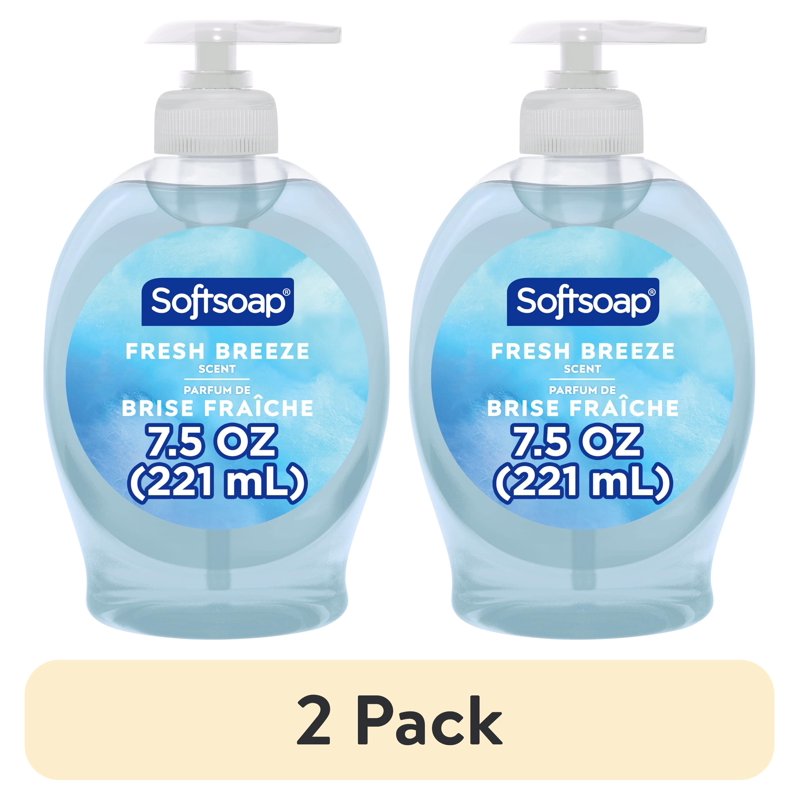 Liquid Hand Soap - Fresh Breeze Scent, 7.5 Fl Oz, Pack Options