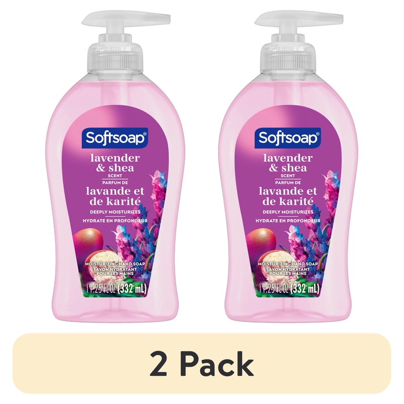Liquid Hand Soap with Lavender and Shea - 6 Pack, 11.25 oz Bottles