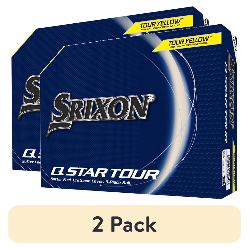 Srixon Q-Star Tour Golf Balls - 12 Pack, Yellow, Tour Performance