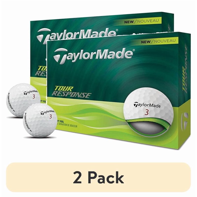 TaylorMade Tour Response Golf Balls 12 Pack - Premium Distance & Spin