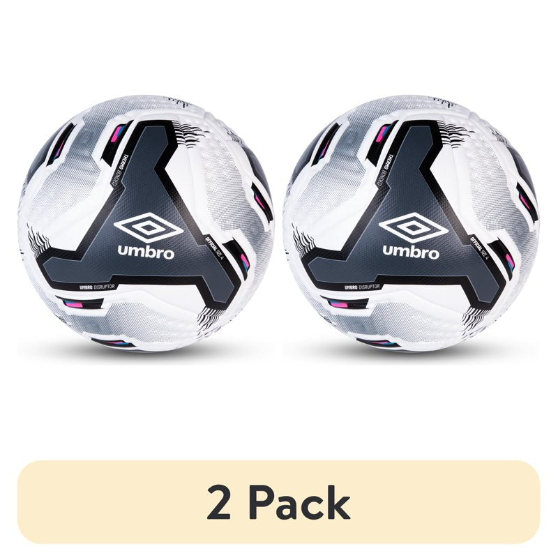 (2 Pack) Umbro Disruptor Size 4 FIFA Basic Approved Soccer Ball – 2 Pack