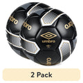 (2 Pack) Umbro Tempest Soccer Ball, Size 5, NFHS Certified