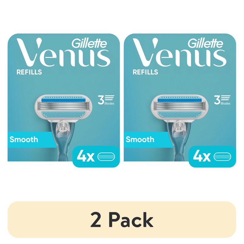 Venus Women's Razor Blade Refills - 4 Count, Multipack 2