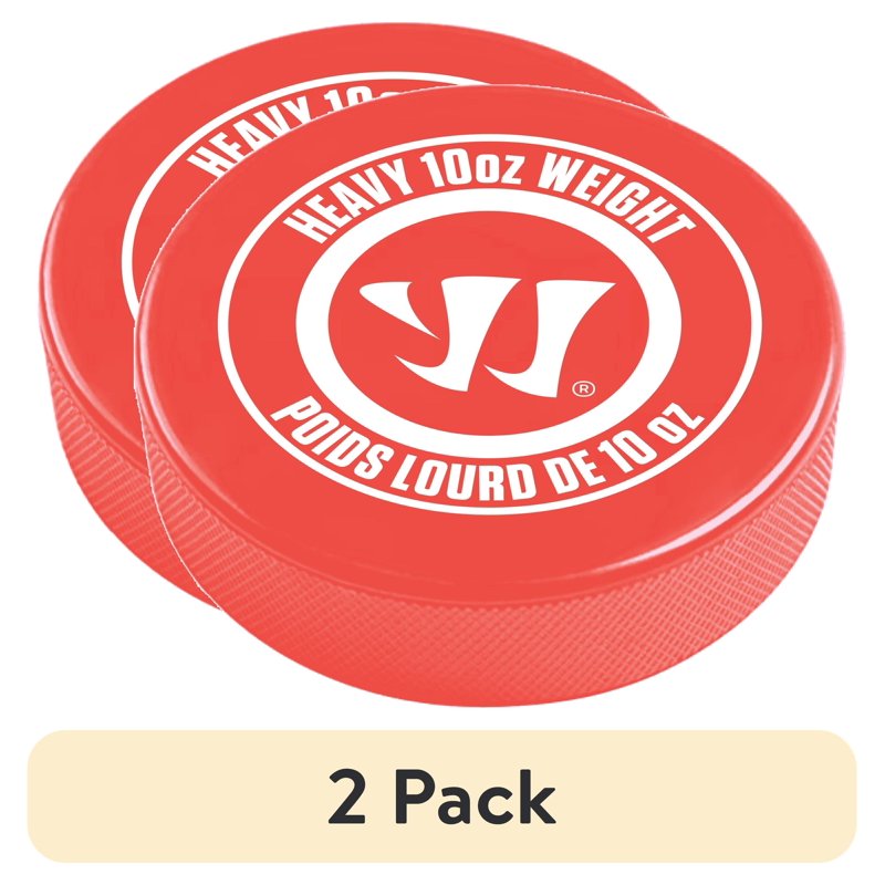 Heavyweight Training Hockey Puck - Red 10oz for Skill & Power Drills