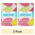 (2 Pack) Waverly Inspirations Cotton Fabric Hearts Magenta for Quilting & Sewing, 44" Wide