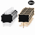 Mini Chalkboard Signs Set for Food, Wedding, Party Decor - 20 Reusable Labels
