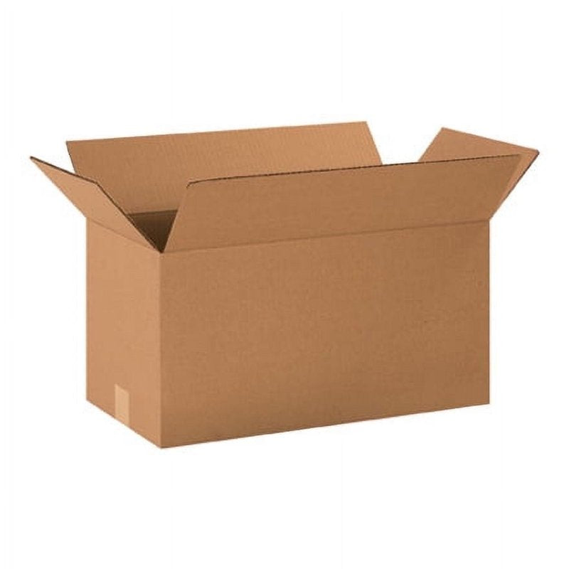 Kraft Corrugated Shipping Boxes 20x10x10 Inches ECT-32, 25 Pack
