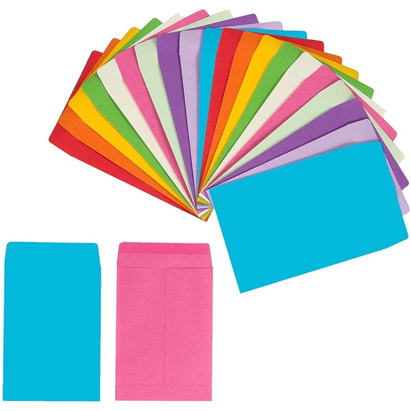 Self-Adhesive Small Envelopes Pack for Seeds Coins Stamps Storage 200 Pack