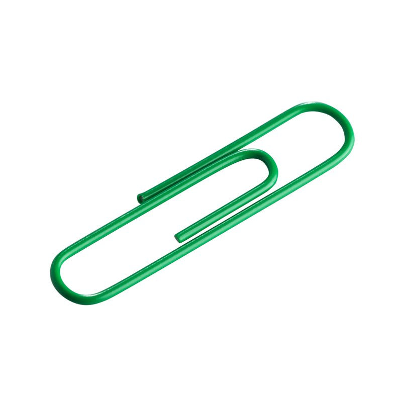 Large Green Jumbo Paper Clips 75-Pack for Office & School Organization