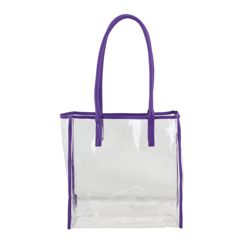 All-Purpose Clear Security Tote Bag - Durable PVC Stadium & Event Bag