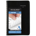 2024 Daily Appointment Book Planner 5x8 Black January-December