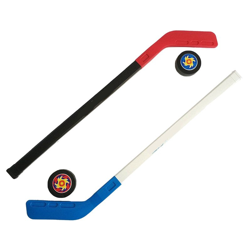 Kids Hockey Stick Set - 29 Inch Indoor/Outdoor Roller Hockey Gear with Puck & Balls for Ages 3-7