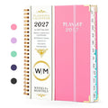 2027 Weekly Monthly Planner Notebook with Tabs - Durable Hardcover, Compact Size