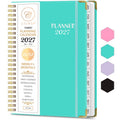 2027 Weekly Monthly Planner Calendar Notebook 6.3x8.5 Inches Hardcover Schedule