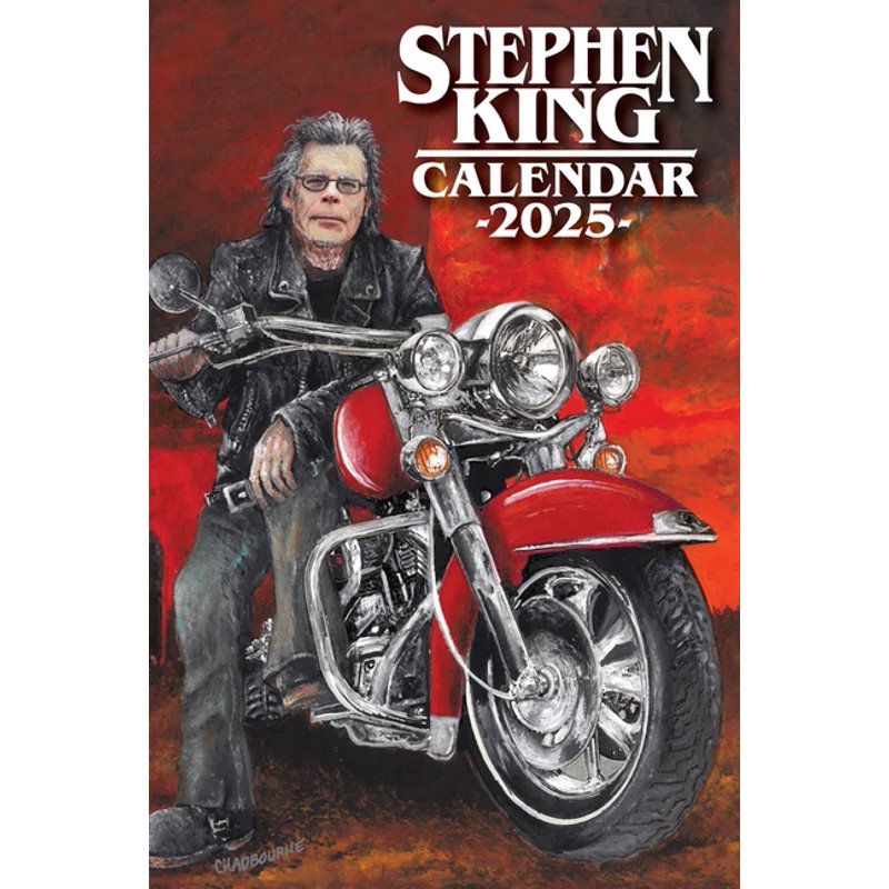 2025 Stephen King Calendar Meeting Stephen King Hardcover Collectible