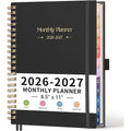 2026-2027 Monthly Planner with Tabs, A5 Size, Flexible Cover, Agenda & Calendar