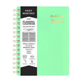 2026 Calendar Planner Coil Bound with Faux Leather Cover - A5 Daily Organizer