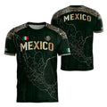 Mexico Graphic Soccer Shirt for Men 040_Mexico Green, L