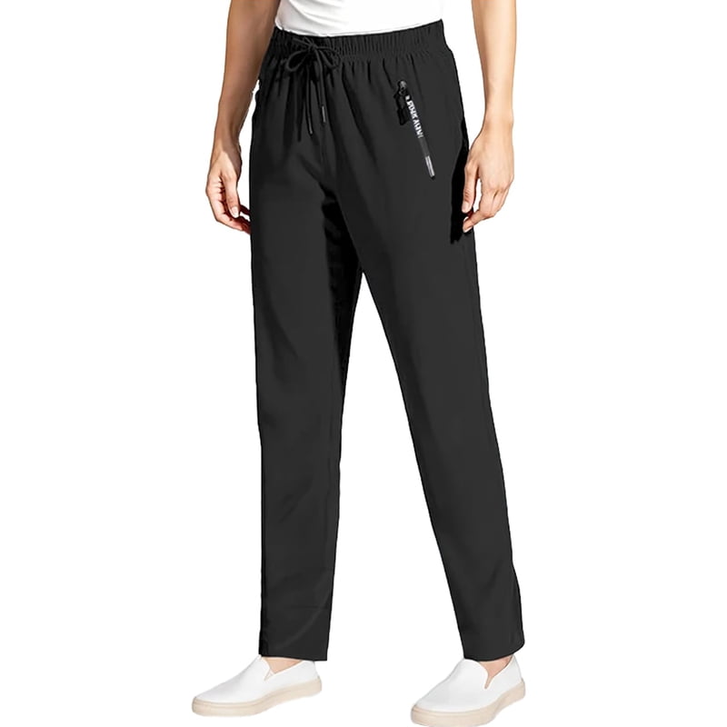 Women’s Stretch Active Pants with Moisture-Wicking Fabric Comfortable Summer Workout Pants
