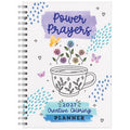 Power Prayers Creative Coloring Planner - 17-Month Spiral-Bound Faith Organizer