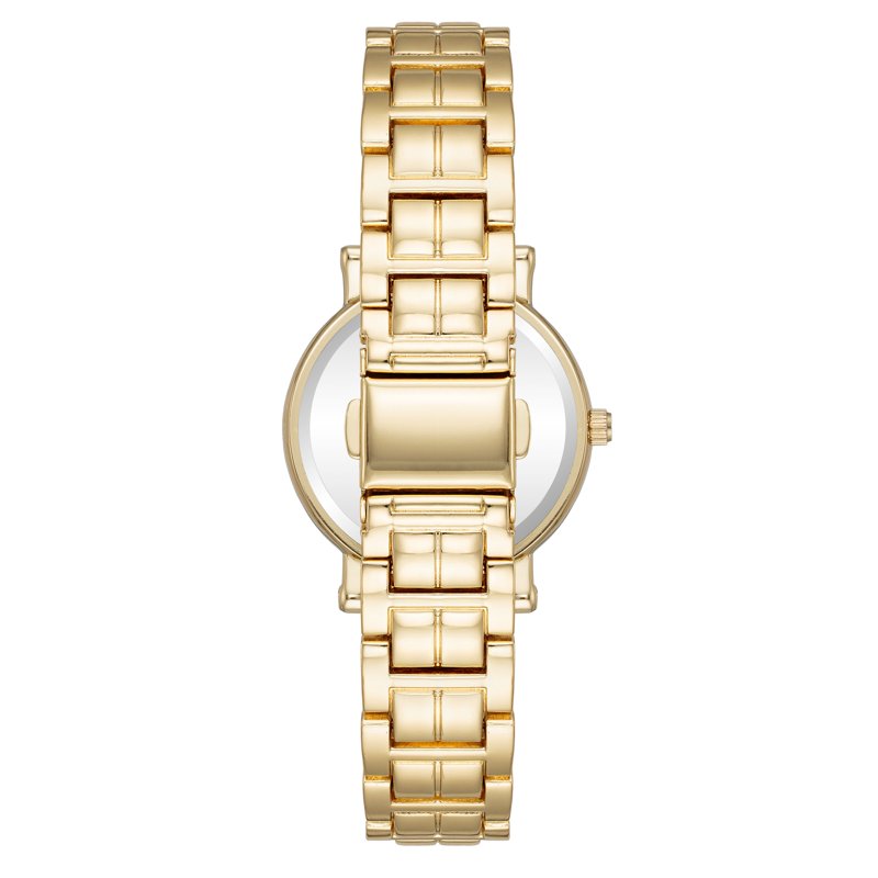 Women's Gold-Tone Bracelet Watch - Classic Elegant Quartz Timepiece