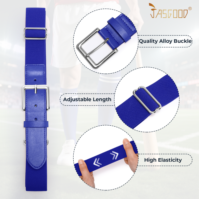 Youth Baseball Socks & Belt Set - Unisex Compression Athletic Gear for Kids & Teens