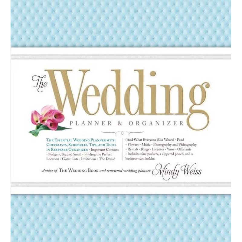 Wedding Planner & Organizer Hardcover with Checklists and Pockets