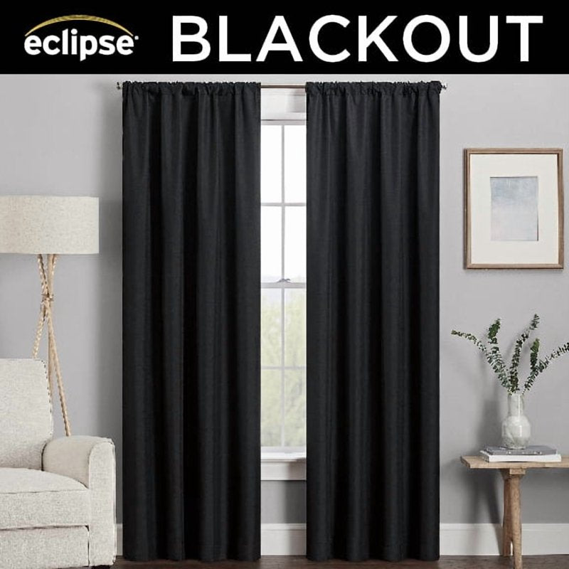 Blackout Curtain Panel - 42 x 95 Inch Room Darkening, Insulated, Noise-Reducing