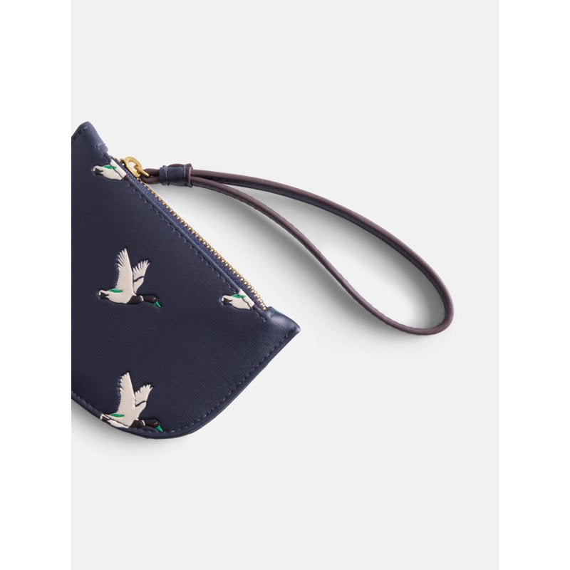 Women's Wristlet Wallet with Zipper & Strap - Compact Card & Cash Holder