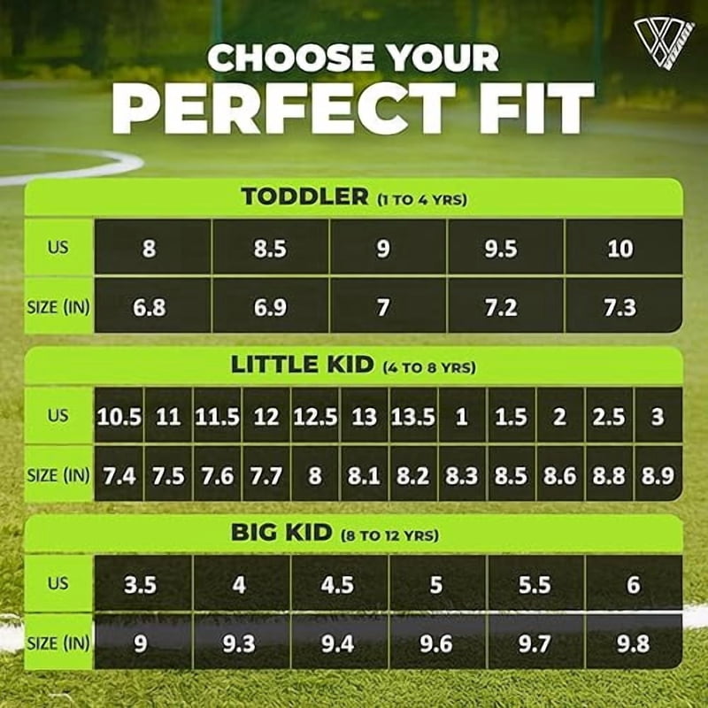 Vizari Stealth Firm Ground Kids Soccer Cleats - Green/Black, 2 (Variation 2)