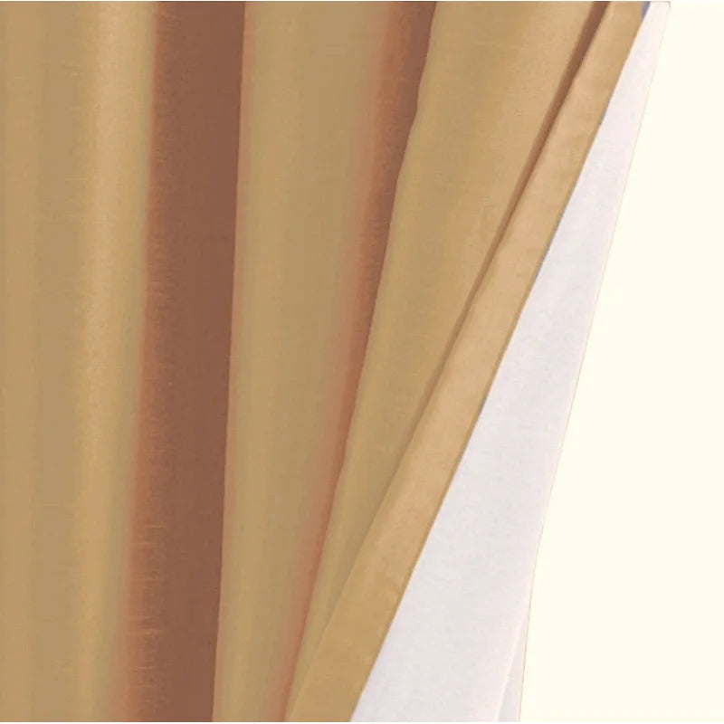 Blackout Window Curtain Drapes Set of 2 - Room Darkening Thermal Grommet Panels