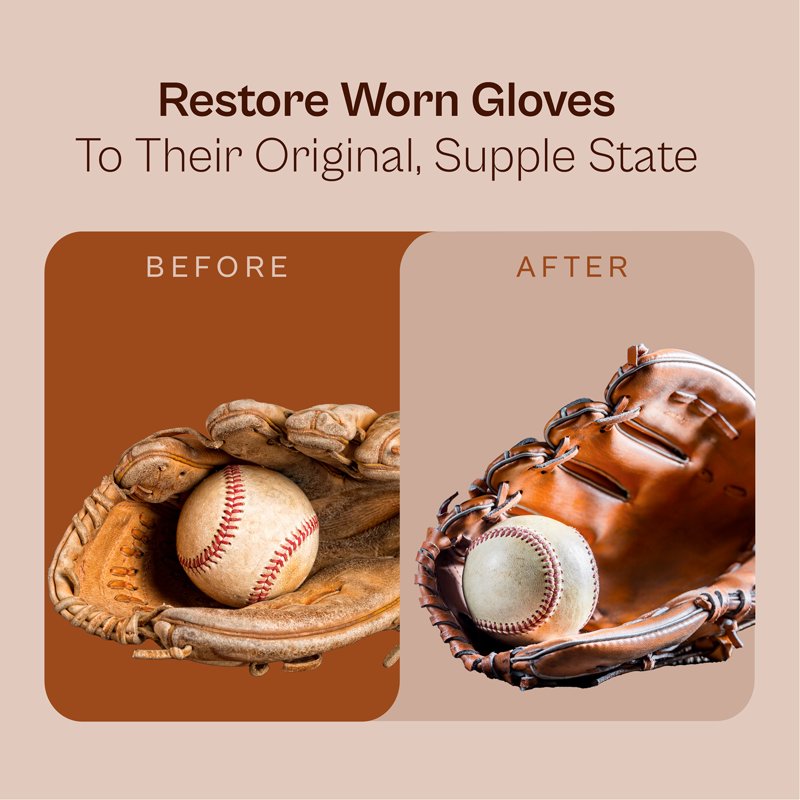 Baseball Glove Conditioner Cream - Softens, Preserves & Protects Leather Gloves