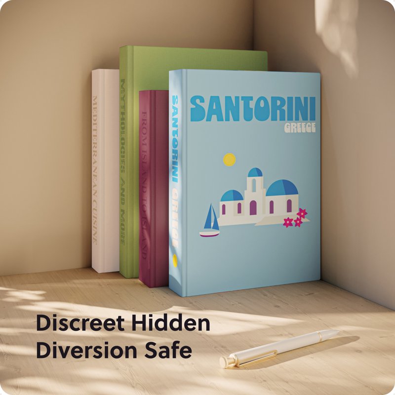 Diversion Safe Book with Combination Lock - Hidden Cash & Valuables Storage