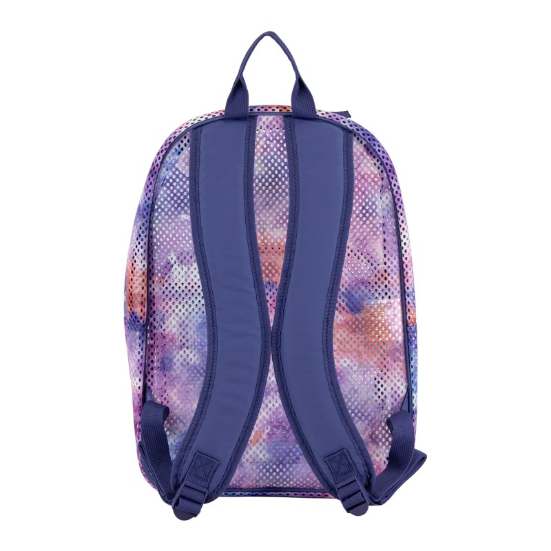 Unisex 16-Inch City Mesh Backpack with Padded Shoulder Straps - Impression Blue