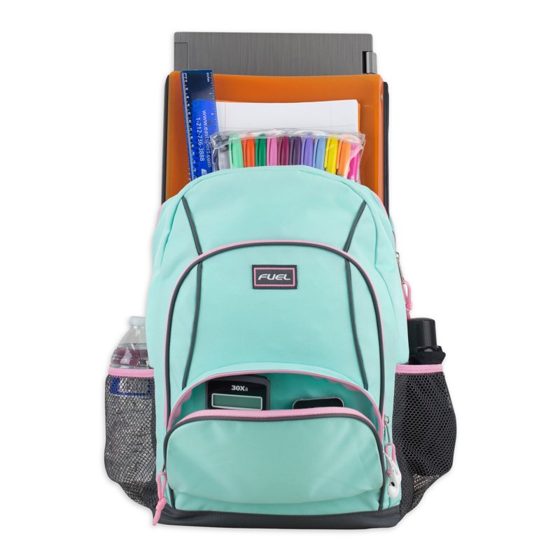 Unisex Triple Pocket Backpack with Padded Straps - Multiple Colors & Prints